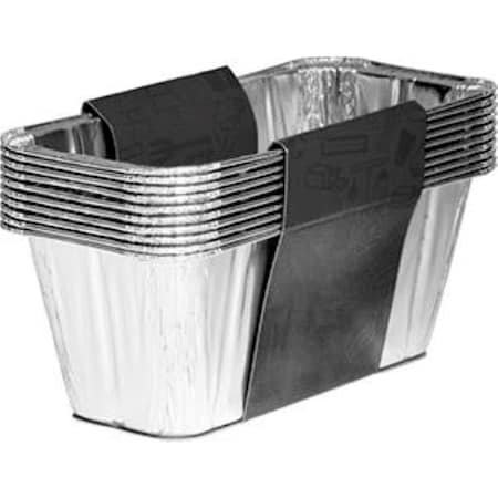 Pipers Pit 8 x 3 in. 27 oz Culinary Grease Cup Liner, Silver -10PK PI2514838